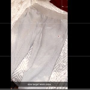Grey champion sweatpants!!
